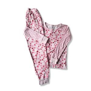 Gymboree 7 Hearts Pajamas Girls PJ